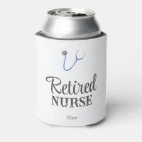 Cute Blue Stethoscope Retired Nurse 