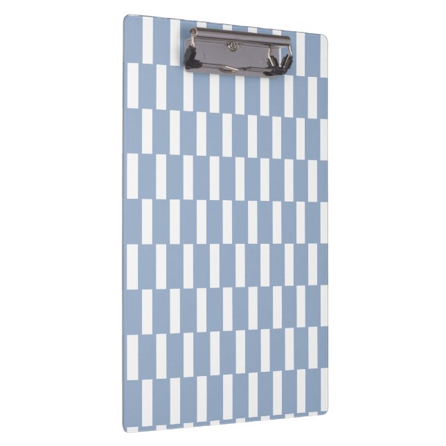 Cute Blue & White Stripe Clipboard  (Right)