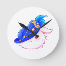 Cute Blue Wizard Bunny Sticker
