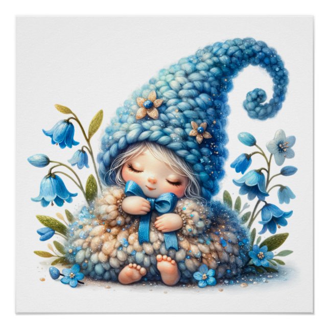 Cute Bluebell Fairy Poster (Front)