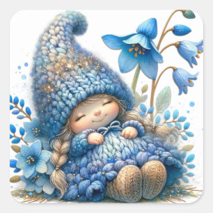 Cute Bluebell Fairy Stickers