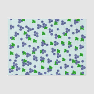 Cute Blueberries Tissue Paper