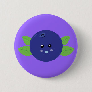 Cute Blueberry 6 Cm Round Badge