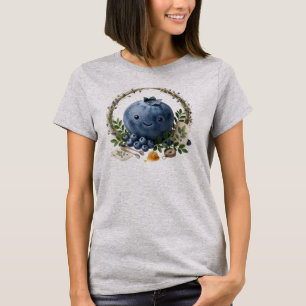 Cute Blueberry Fruit Kawaii Crop Top
