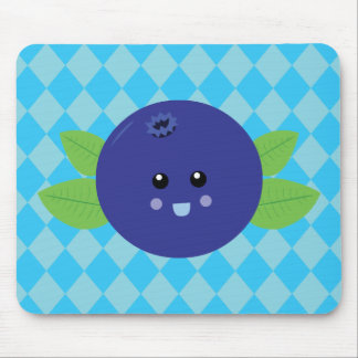 Cute Blueberry Mouse Mat