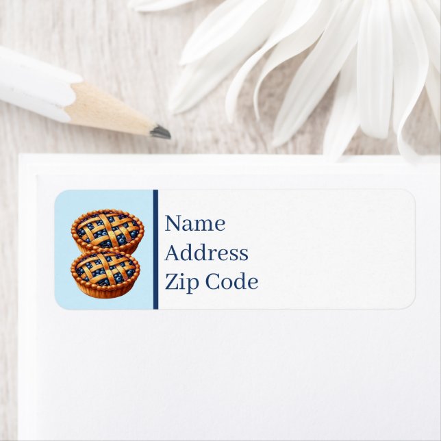 Cute Blueberry pie customizable (Insitu)