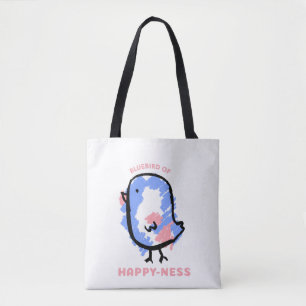 Cute Bluebird Tote Bag