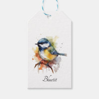 Cute Bluetit on a Branch, custom