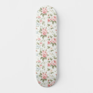 Cute Blush Pink Roses All-over-pattern Skateboard