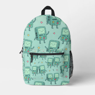 Cute BMO-Inspired Kawaii Mint Blue Backpack