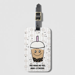 Cute Boba Bubble Tea Pun Luggage Tag
