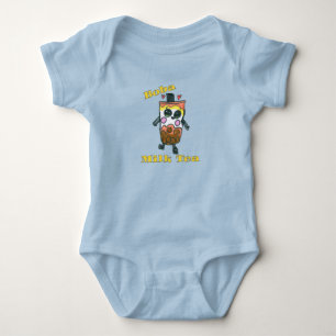 Cute Boba Milk Tea Kids (Taiwan Bubble Milk Tea) Baby Bodysuit