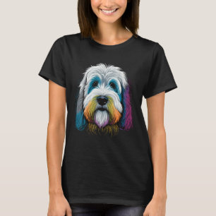 Cute Bobtail Dog on Old English Sheepdog  1 T-Shirt