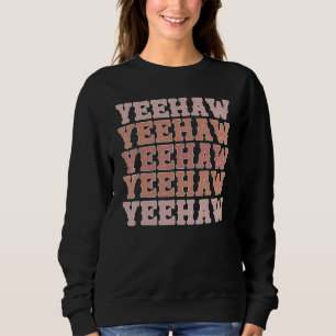 Cute Boho Aesthetic Cowgirl Country Music Festival Sweatshirt