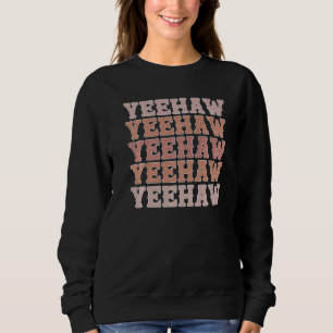 Cute Boho Aesthetic Cowgirl Country Music Festival Sweatshirt