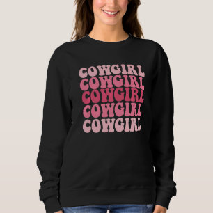 Cute Boho Aesthetic Howdy Southern Cowgirl Country Sweatshirt