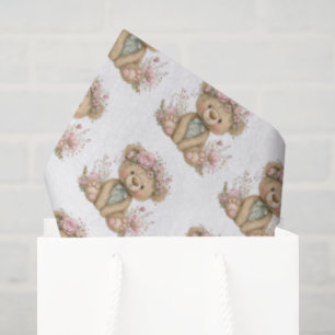Cute Boho Animal Birthday Party Tissue Paper