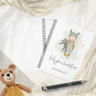 Cute Boho Baby Plans Milestones Sage Planner