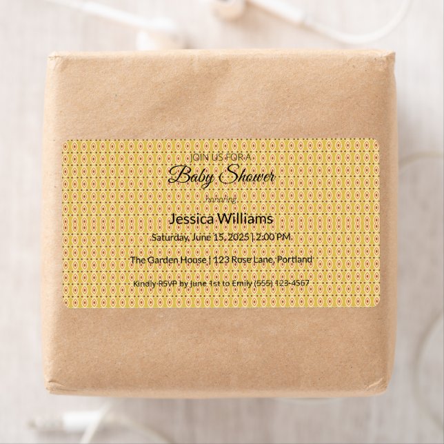 Cute Boho Baby Shower Gender Neutral, Customisable (Insitu)