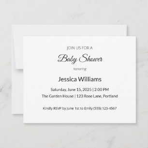 Cute Boho Baby Shower Gender Neutral, Customisable Announcement