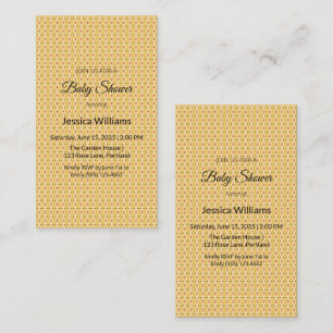 Cute Boho Baby Shower Gender Neutral, Customisable Business Card