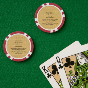 Cute Boho Baby Shower Gender Neutral, Customisable Poker Chips