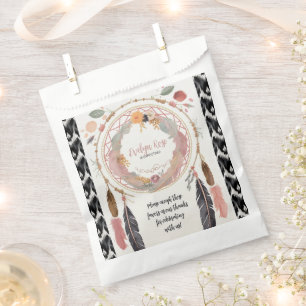 Cute Boho Dreamcatcher Baby Shower Party  Favour Bags