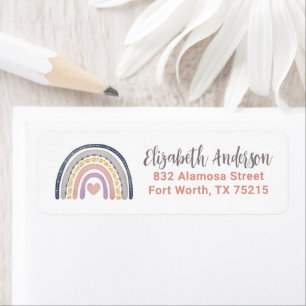 Cute Boho Rainbow Baby Shower