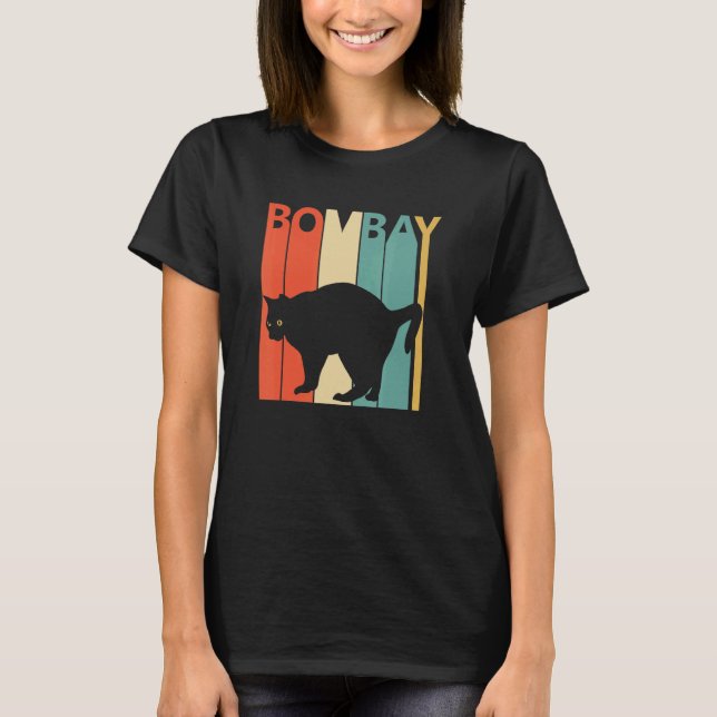 Cute Bombay Cat T-Shirt (Front)