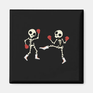 Cute Bone Kickbox Shirt - For Cool Men And Women W Magnet