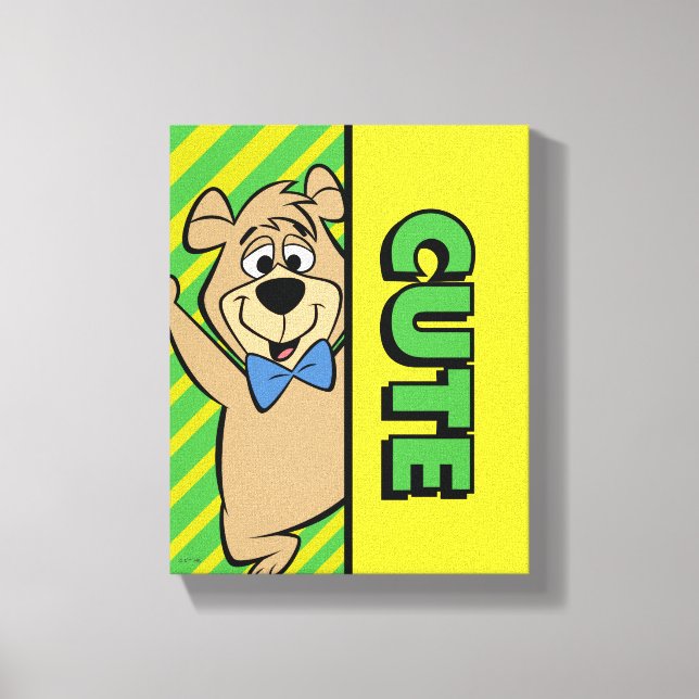 Cute Boo-Boo Bear Canvas Print (Front)