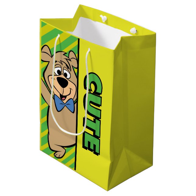 Cute Boo-Boo Bear Medium Gift Bag (Front Angled)