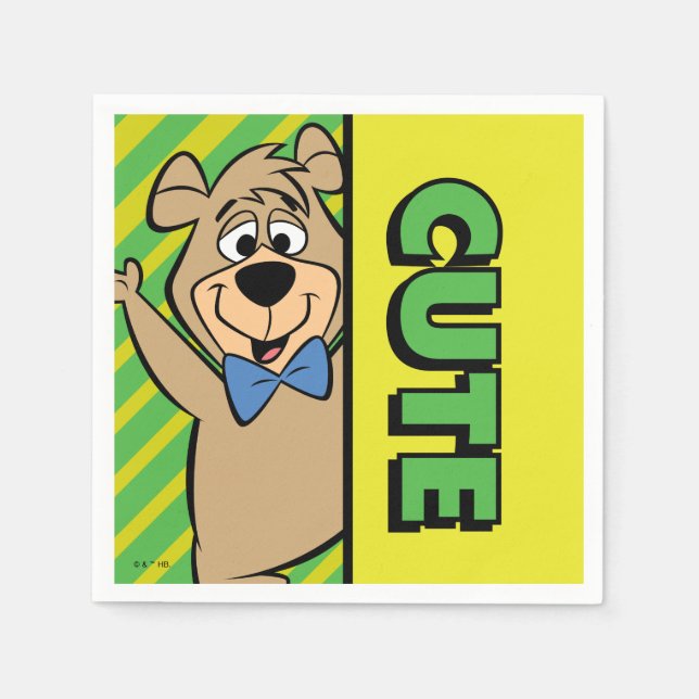 Cute Boo-Boo Bear Napkin (Front)