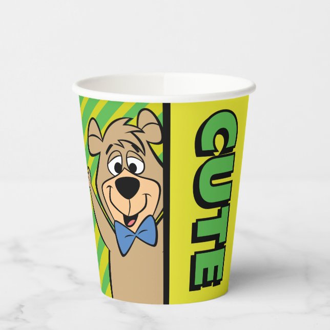 Cute Boo-Boo Bear Paper Cups (Left)