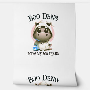 Cute BOO DENG My Moo Thang Halloween Costume Pink Wallpaper