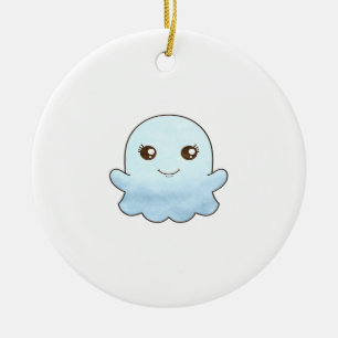 Cute Boo Design Trendy Unique Ceramic Tree Decoration