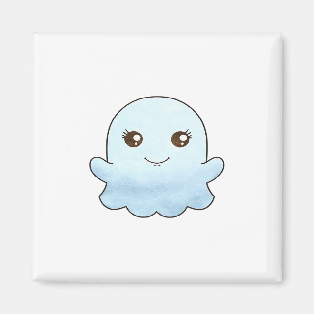 Cute Boo Design Trendy Unique Magnet (Front)