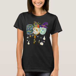 Cute Boo Ghost Gardening Halloween Gardener Garden T-Shirt