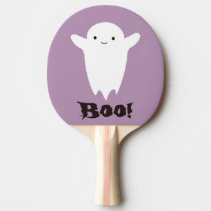 Cute Boo! Ghost Ping Pong Paddle