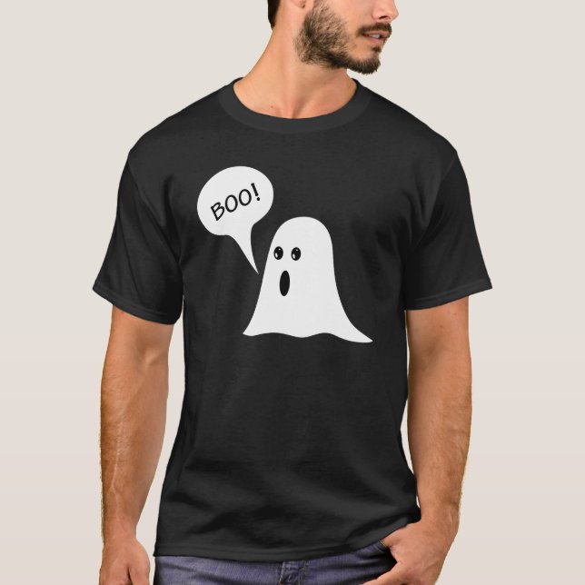 Cute Boo Ghost T-Shirt (Front)