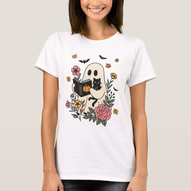 Cute Boo Halloween T-Shirt (Front)