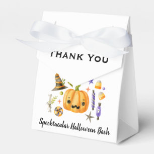 Cute Boo Pumpkin Spooktacular Halloween Bash Party Favour Box