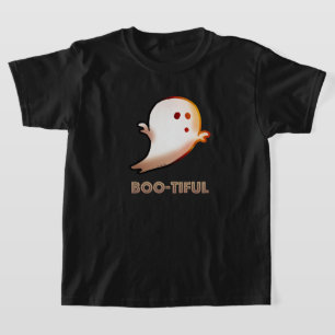 Cute Boo-tiful Halloween Ghost Art T-Shirt