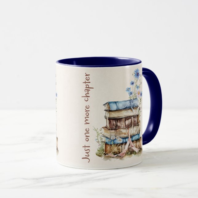 Cute Book Lover Quote Wrap Mug (Front Right)