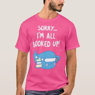 Cute Book Lovers Kawaii Style Aeroplane Pun T-Shirt
