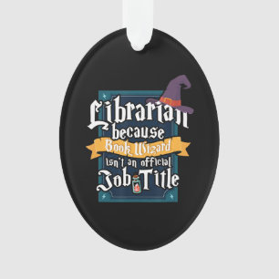 Cute Book Reading Lover Librarian Present Books Ornament
