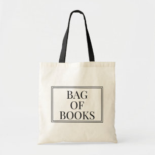 Cute Book Themed Tote Bag