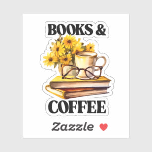Cute books coffee lovers