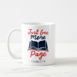 Cute Bookworm Author Gag Custom Coffee Mug