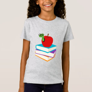 Cute bookworm reading girl T-Shirt